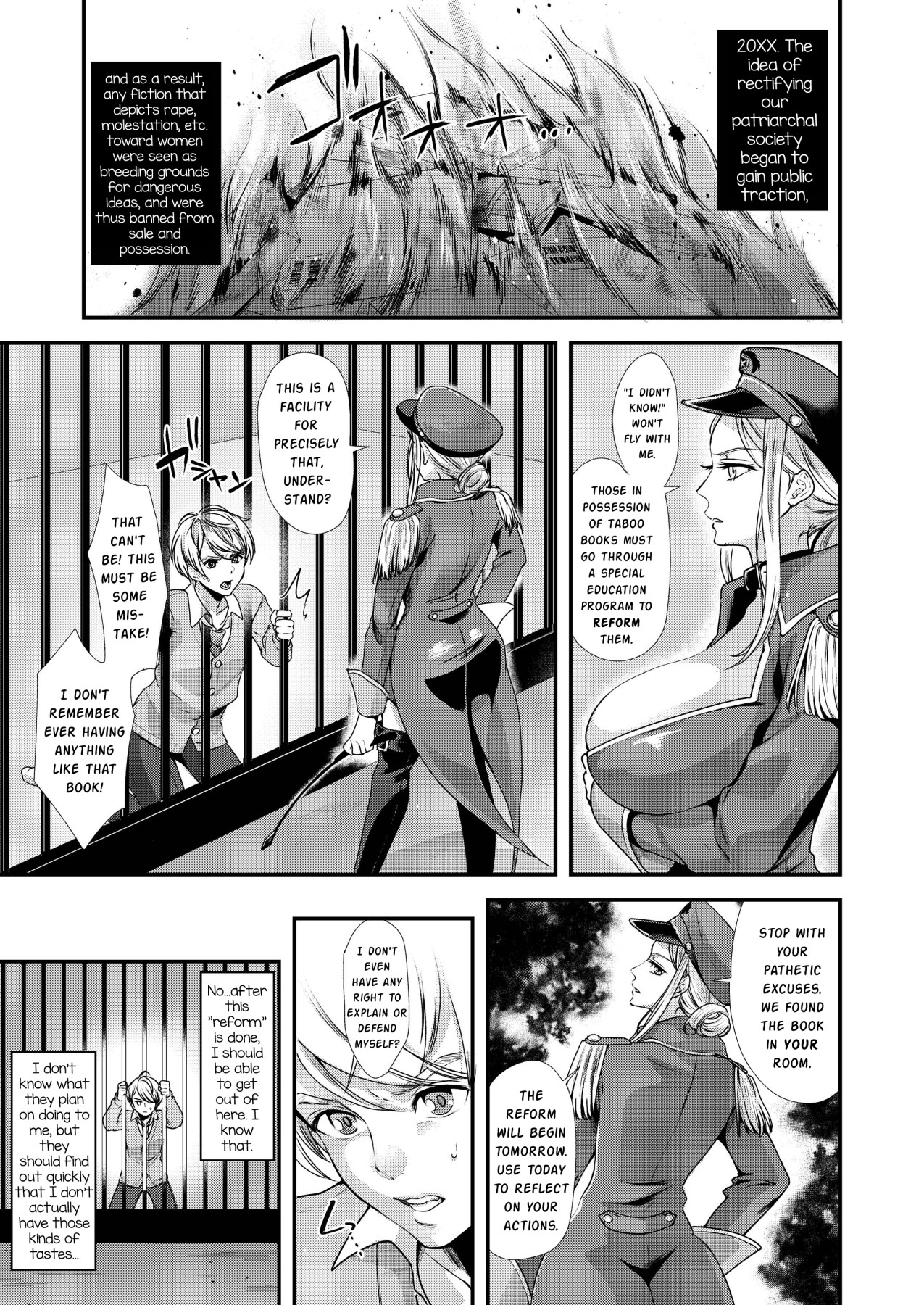 Hentai Manga Comic-Criminal Lust Training Record - A Futanari's Ass Fucking Plot-Read-6